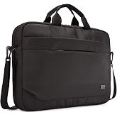 Case Logic Advantage Attache 15.6 Inch Laptop Bag, Black