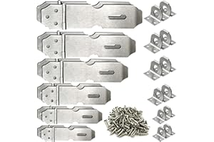 JIEHAOJIA 12 Uds candado de acero inoxidable cerrojo de puerta cerrojo cerrojo cerradura de seguridad cerrojo cerradura de puerta cerrojo pestillo