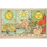 The Moon, Star, and Sun Tarot Cards Poster - [11'' x 17'']
