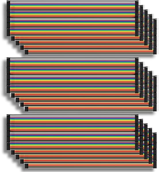 AZDelivery 5 x Jumper Wire Jumper Cables 20 cm Set of 120 pcs. Each Male-Female/Male-Male/Female-Female Compatible with Arduino and Raspberry Pi Breadboard with E-Book Included! (600 pcs) - 1