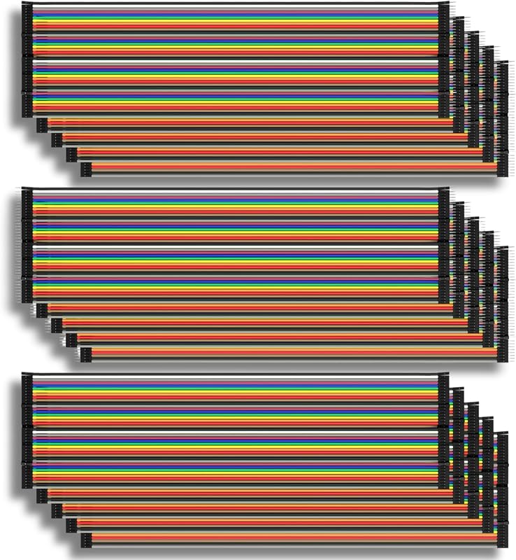 AZDelivery 5 x Jumper Wire Jumper Cables 20 cm Set of 120 pcs. Each Male-Female/Male-Male/Female-Female Compatible with Arduino and Raspberry Pi Breadboard with E-Book Included! (600 pcs)