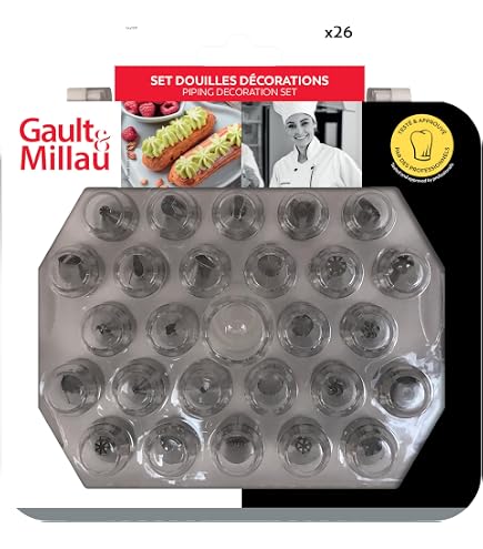 Coffret de 26 douilles en inox spéciales décor - Gamm vert Coffret de 26 douilles en inox spéciales décor - Gamm vert