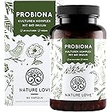 NATURE LOVE® Probiona Komplex - 20 Bakterienstämme + Bio Inulin - 180 magensaftresistente DRCaps® Kapseln - 2X hochdosiert: 2