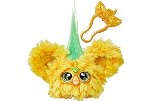 Furby Furblets Hoo-Lah Mini elektronisches Plüschspielzeug, Gelb