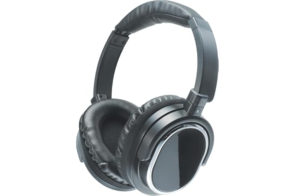 Humantechnik LH-056TV Casque TV Stéréo avec Réglage de Volume Gauche/Droite – Casque Filiaire avec Câble 5,5 m, Son Clair pour Télévision et Audio