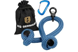 ‎HQ GERMANY HQ Germany® Performance Trizepsseil | 90cm | Schwarz, Rot, Gelb, Blau, Grün | Made in Germany | Seilzug Griff
