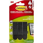 Command Resim montaj şeritleri 17201BLK, orta boy, siyah, 4 set