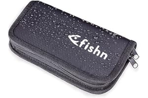 ‎FISHN FISHN Blinkertasche – Spoontasche - robuste Tasche für Blinker, Spoons, Spinner und Fliegen - sehr flach, leicht und bietet viel Schutz