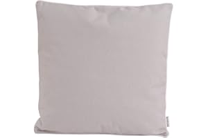 CB Home & Style Outdoor Garten Kissen Garngefärbt Uni Wasserabweisend 45 x 45 cm (Hellgrau)