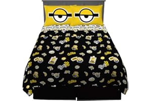 Franco - NB2208 Kids Bedding Super Soft Sheet Set, 4 Piece Full Size, Despicable Me Minions