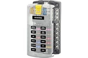 BLUE SEA SYSTEMS Blue Sea - Systems 5026 St Blade Fuse Block With Cover