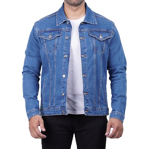 Colorful Painted Tiger Denim Jacket- G-Style USA
