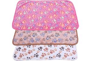 emlstyle Pet Dog Blanket Fleece Blanket ,Cat Sleep Mat Puppy Kitten Soft Blanket (M(76cm*52cm))
