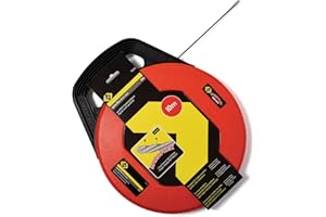 C.K Spira-Flex Super Flexible 10m Cable Fish Tape Reel, 4mm Ø Kink-Free Draw Tapes, Electric Wire Puller, Access Fishing Tool, Pulling Rods for Electrician, Electrical Rod, Electricians Tools CK T5510