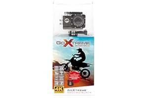 EASYPIX GoXtreme Enduro Black Action Kamera (4K, Real 2, 7K@30fps, FullHD bis 60fps, inkl. Fernbedienung, 2"/5cm Display, WiFi) Schwarz