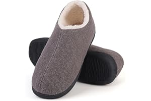 Uniuni Unisex Erwachsene Winter Warm Hausschuhe Memory Foam Pantoffeln, Gr.36-45