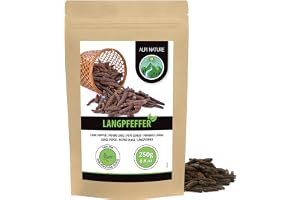 Cubeb peppar, Long Sammanlagt peppar, 100% Natural Pepper Sticks, Natural cubeb Pepper Utan tillsatser, Veganskt (250 GR)