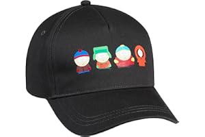 South Park Cappello Baseball Ragazzo Adolescenti e Uomo con Stan, Kyle, Cartman e Kenny, Regolabile Cappellino, Regalo Lui