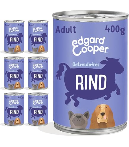 Edgard Cooper Paté Für Hunde (Ente & Huhn) – 300 G, Getreidefrei, Natürliche Ernährung