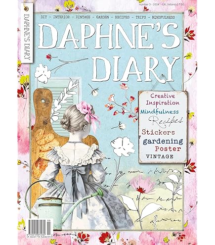 Album Scrapbook Daphne's Diary - 50 Pagine Con 100 Disegni, Carta Alta Qualità, Stile Vintage - Foto 4