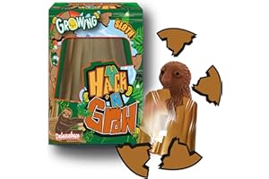 HATCH N GROW Okładka "N" lenistwa rośnie z wątek rosnącego jajka Deluxebase. Zabawka lenistwa jaj 6,5 cm. Świetne dla chłopców i dziewcząt.