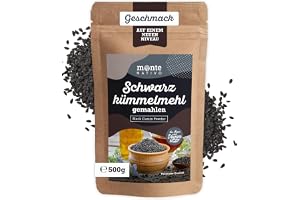 Svartkummin mald - Monte Nativo (500g) - Svartkumminpulver - Svartkumminmjöl - Varsamt torkade och aromatiska kryddor idealis