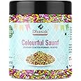 Dhawak Colourful Sugar Coated Saunf | Sweet Fennel Seeds | Refreshing Mouth Freshener | Digestive Aid | Sugar Coated Snack | Festive Treat | Flavorful Saunf | After Meal | Tasty Mukhwas - 400 gm