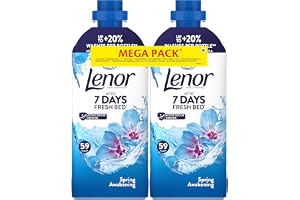 Lenor Płyn do płukania tkanin, 118 prań, Spring Awakening | Świeża pościel nawet przez 7 dni