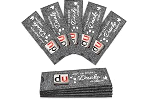 JAYZUUM 10 Stück Filz-Hüllen für Duplo-Schokolade – 'Du hast ein dickes Danke verdient' mit Herzdesign – Perfekte Geschenkverpackung für Dankeschön, Geburtstagsgeschenke & kleine Aufmerksamkeiten