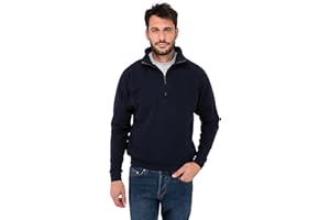 Fruit of the Loom Men's Zip Neck Sweat Sweatshirt