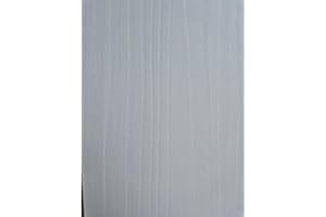 RADIANCY INC White Ash Melamine Faced CHIPBOARD 15mm 1200 x 381mm.Grained Effect matt White Finish