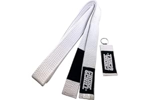Choke&Chill BJJ Ceinture de Jiu-Jitsu brésilien avec porte-clés Adultes Enfants Luta Livre