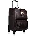 DORPER Money Hill Leather 44 litres Laptop Business Roller 18 inch Trolley Travel Bag for Men Cabin Size (3.5Kg) (C-Brown, Leather)