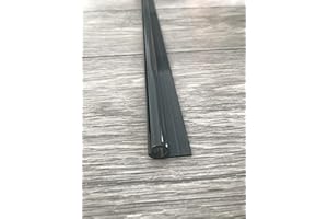 KederUk Campervan Motorhome Caravan Awning Rail C Channel Powder Coated (Grey, Awning Stoppers)