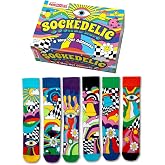 United Oddsocks Sockedelic Hediye Kutusu &ndash; 6 Farklı Tuhaf &Ccedil;orap Erkekler İ&ccedil;in &ndash; UK 6&ndash;11, EUR 39&ndash;46, US 7&ndash;12 &ndash; Renkli Karışık 
