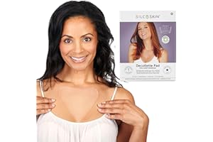 SILC SKIN Silcskin® Dekolleté Pad - Das Nr. 1 Anti Falten Silikonpad aus den USA - selbstklebend und dauerhaft wiederverwendbar