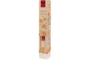 IRIS, Home Fragrance, IRIS Amber Rose Reed Diffuser Refill, Lavender Scent, Toxin-Free, Fine-Living Fragrance, Aromachology, Mood Enhancer, Made in India - 1 Unit of 100ml Fragrance Diffuser Oil.