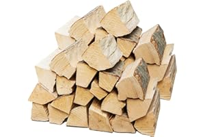 Leña Madera Selección 5-500 kg para Estufa y Chimenea Brasero Parrilla Cesta de Fuego Troncos de Madera de Haya 25 cm Flameup, Cantidad:40 kg