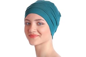DERESINA HEADWEAR Bonnet de Nuit en Bambou, Coiffe pour Chimio, Chapeau de Sommeil, Beanie pour Femmes & Hommes, Cap pour la Perte de Cheveux, Turban de Chimiothérapie, sous-Casque, Béret pour Le Quotidien, Deresina