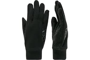 OEX Walking Vostok Grip Glove (Unisex), Black, M