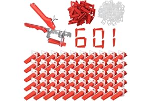 DBUWQIPS 601 Pezzi Livellatori per Piastrelle Cunei per Piastrelle Distanziatori per Piastrelle Kit Sistema di Livellamento per Piastrelle Con Pinza per Piastrelle per Piastrelle per Piastrelle Pavimenti
