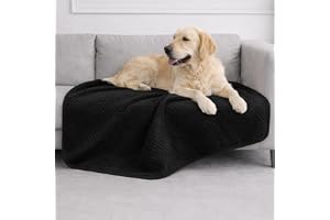 Dreamzie Vattentät Hundfilt - Bil, Säng, Soffa 100x120cm - Vändbar & Maskintvättbar Fleece Hundfilt