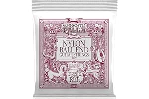 Ernie Ball Ernesto Struny do Gitary Klasycznej, Czarny/Złoty, 6 strun