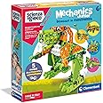 Clementoni- Mechanics Junior-Dinosauri in Movimento-Made in Italy-Set Costruzioni-Meccanica-Gioco scientifico (Versione in It