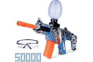 HYNXM Gel Ball Blasters, Electric Gel Ball Blasters with 50000 Ball and Goggles, Suitable for Kids and Adults Outdoor Sports and Team Games, Gifts For 14+