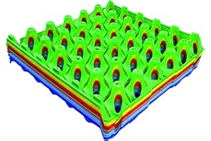 Shorefields Eton Plastic Egg Trays, Choice Of Colours, 4 Pack, 30 Egg Tray (Red)