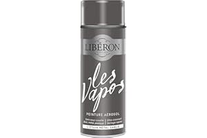 Libéron Peinture aérosol Les vapos, L'etain Sablé, 400ML