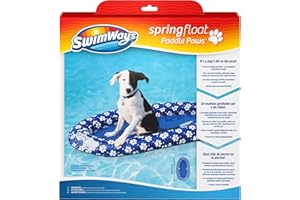 SwimWays Spring Float Paddle Paws Dog Pool Float