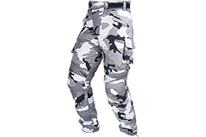 Juicy Trendz® Mens Motorcycle Trousers Waterproof Textile Biker Pants Armoured Camo Motorbike Trousers for Men
