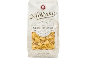 La Molisana - Rotelle n. 71, Pasta Classica da Solo Grano Italiano, Trafilata al Bronzo, Formato Fantasia a Rotella Ideale per Piatti Creativi o per Bambini, Confezione da 500 g